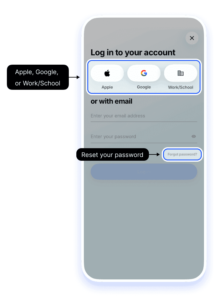 Choose how to sign in