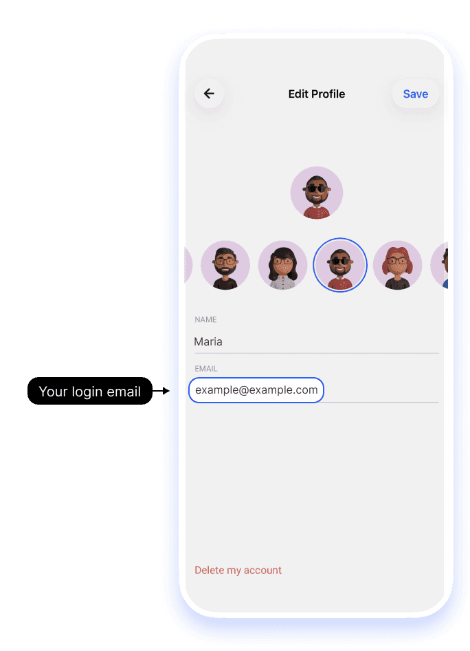Check which email you're signed in with